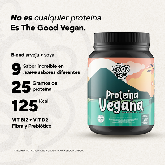 Proteína Vegana Sin Sabor 1020g