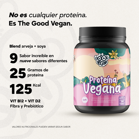 Proteína Vegana Vainilla 1020g — 2